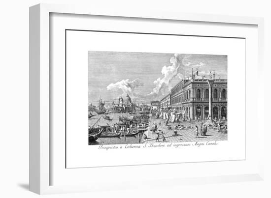 Venice: The Molo, 1735-Antonio Visentini-Framed Giclee Print