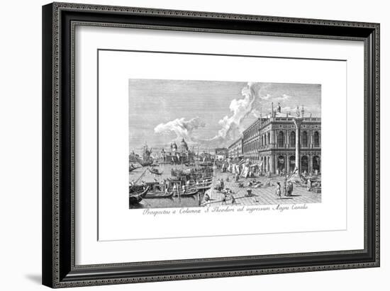 Venice: The Molo, 1735-Antonio Visentini-Framed Giclee Print