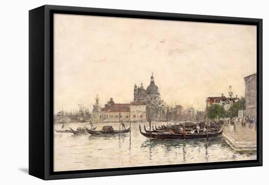 Venice, the Molo, 1895 (Oil on Canvas)-Eugene Louis Boudin-Framed Premier Image Canvas