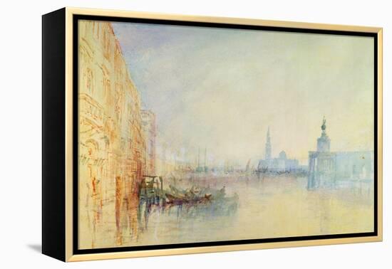 Venice, the Mouth of the Grand Canal, C.1840 (W/C on Paper)-J. M. W. Turner-Framed Premier Image Canvas