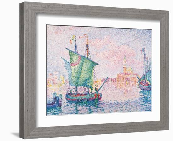 Venice, the Pink Cloud, 1909-Paul Signac-Framed Giclee Print