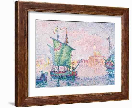 Venice, the Pink Cloud, 1909-Paul Signac-Framed Giclee Print