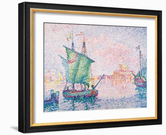 Venice, the Pink Cloud, 1909-Paul Signac-Framed Giclee Print