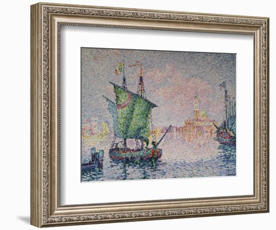 Venice-The Pink Cloud; Venise-Le Nuage Rose-Paul Signac-Framed Giclee Print