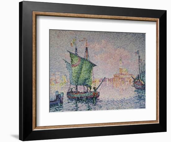 Venice-The Pink Cloud; Venise-Le Nuage Rose-Paul Signac-Framed Giclee Print