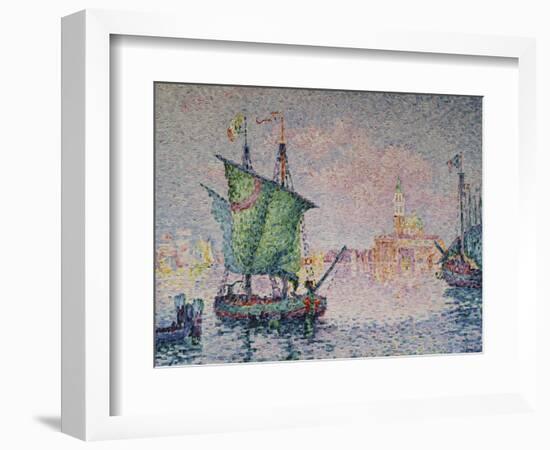 Venice-The Pink Cloud; Venise-Le Nuage Rose-Paul Signac-Framed Giclee Print