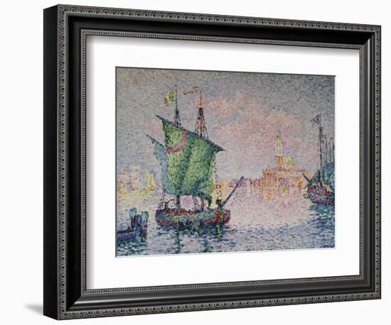 Venice-The Pink Cloud; Venise-Le Nuage Rose-Paul Signac-Framed Giclee Print