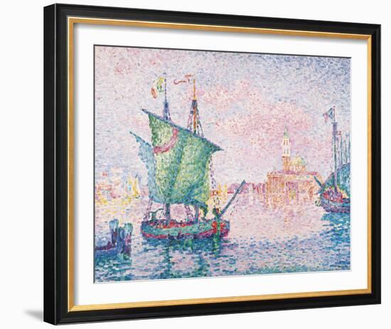 Venice, The Pink Cloud-Paul Signac-Framed Giclee Print