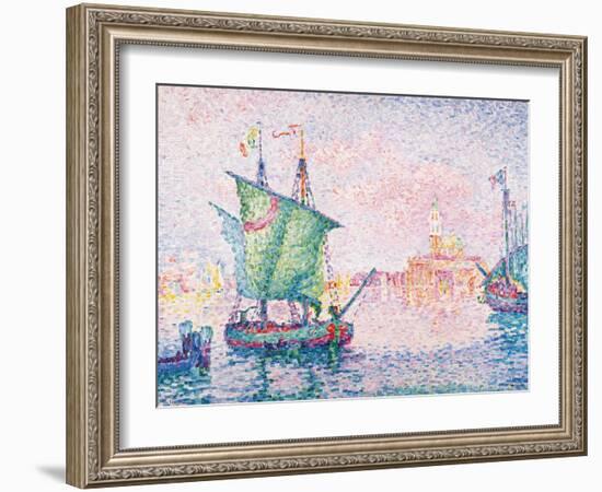 Venice, the Pink Cloud-Paul Signac-Framed Giclee Print