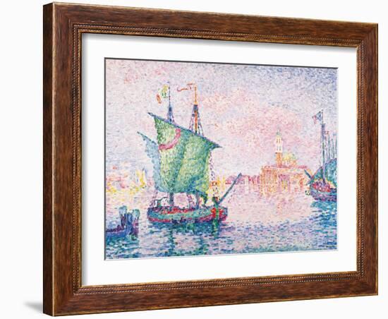 Venice, the Pink Cloud-Paul Signac-Framed Giclee Print