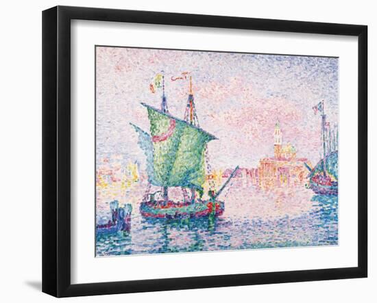 Venice, the Pink Cloud-Paul Signac-Framed Giclee Print