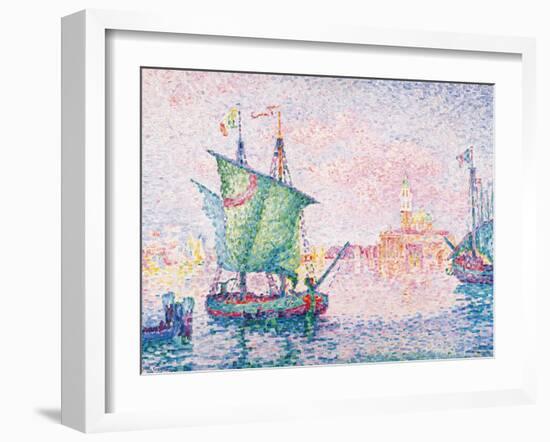 Venice, the Pink Cloud-Paul Signac-Framed Giclee Print