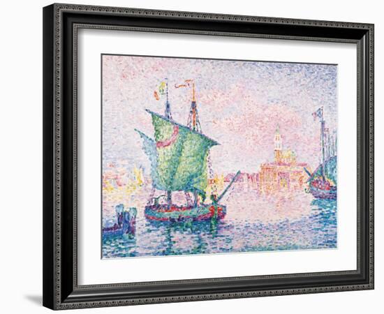 Venice, the Pink Cloud-Paul Signac-Framed Giclee Print