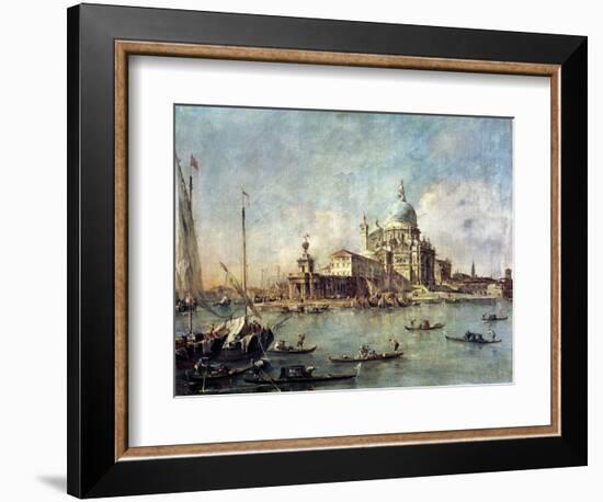 Venice, the Punta Della Dogana with Santa Maria Della Salute, circa 1770-Francesco Guardi-Framed Giclee Print