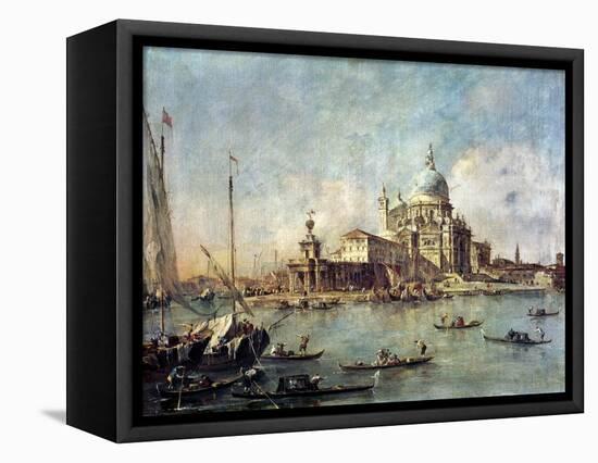 Venice, the Punta Della Dogana with Santa Maria Della Salute, circa 1770-Francesco Guardi-Framed Premier Image Canvas