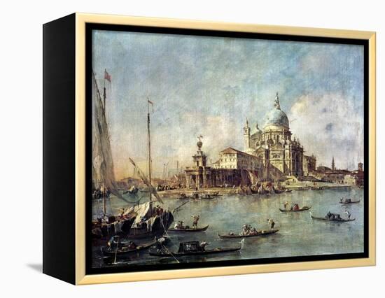 Venice, the Punta Della Dogana with Santa Maria Della Salute, circa 1770-Francesco Guardi-Framed Premier Image Canvas