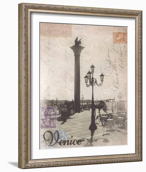 Venice Travelogue-Ben James-Framed Art Print