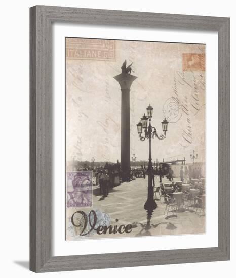 Venice Travelogue-Ben James-Framed Art Print