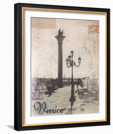 Venice Travelogue-Ben James-Framed Art Print