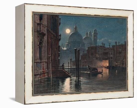 Venice under Moonlight, 1869-Caravaggio-Framed Premier Image Canvas