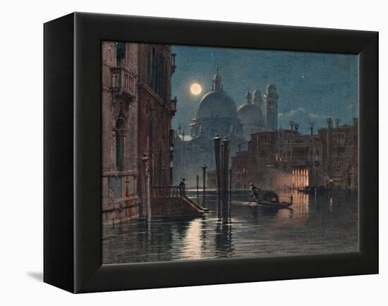 Venice under Moonlight, 1869-Caravaggio-Framed Premier Image Canvas