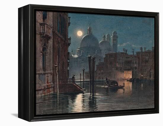 Venice under Moonlight, 1869-Caravaggio-Framed Premier Image Canvas