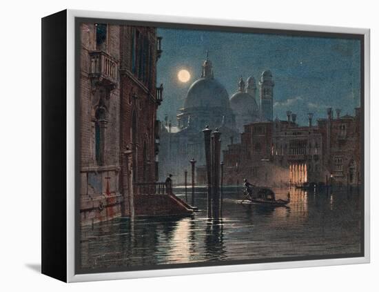 Venice under Moonlight, 1869-Caravaggio-Framed Premier Image Canvas
