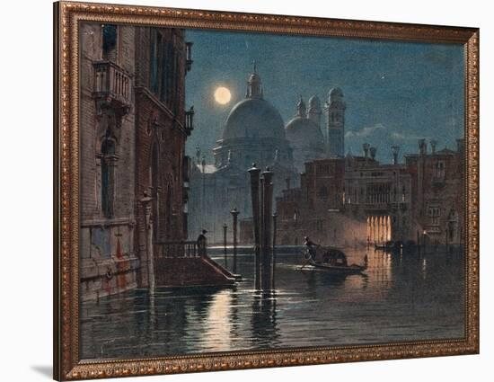 Venice under Moonlight, 1869-Caravaggio-Framed Premium Giclee Print