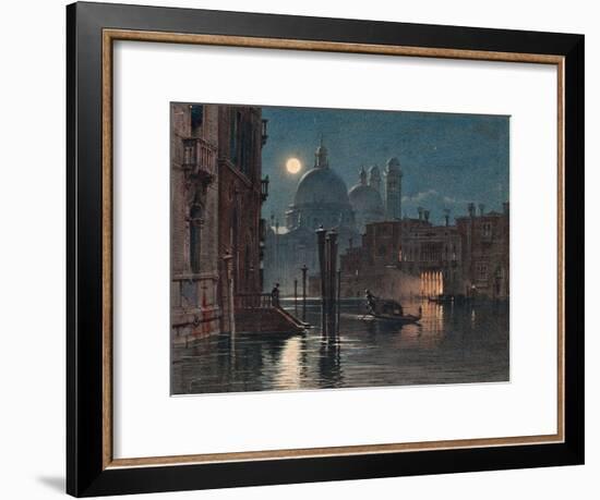 Venice under Moonlight, 1869-Caravaggio-Framed Giclee Print