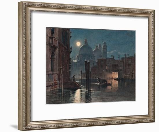 Venice under Moonlight, 1869-Caravaggio-Framed Giclee Print