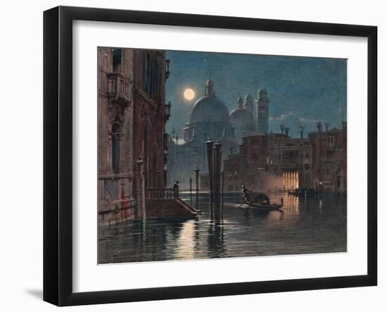 Venice under Moonlight, 1869-Caravaggio-Framed Giclee Print