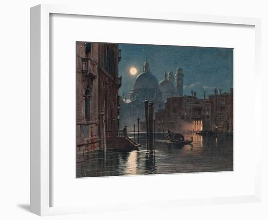 Venice under Moonlight, 1869-Caravaggio-Framed Giclee Print