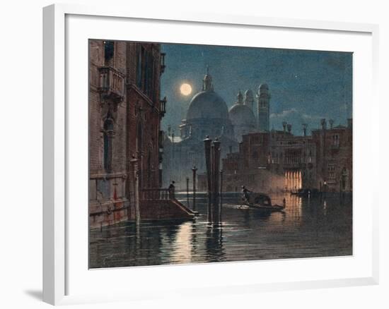 Venice under Moonlight, 1869-Caravaggio-Framed Giclee Print