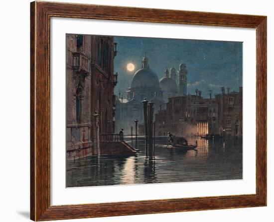 Venice under Moonlight, 1869-Caravaggio-Framed Giclee Print