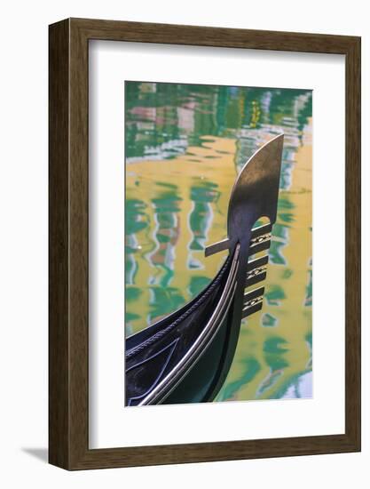 Venice, Veneto, Italy. Gondola Details-Marco Bottigelli-Framed Photographic Print