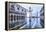 Venice, Veneto, Italy. High Water on San Marco Square and Palazzo Ducale on the Left.-ClickAlps-Framed Premier Image Canvas