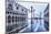 Venice, Veneto, Italy. High Water on San Marco Square and Palazzo Ducale on the Left.-ClickAlps-Mounted Photographic Print