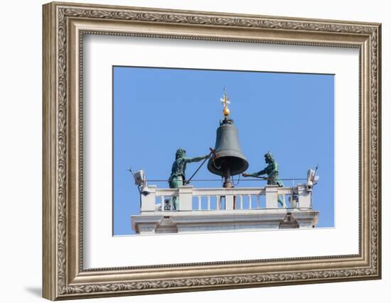 Venice, Venice Province, Veneto, Italy. Torre dell'Orologio, or the Clock Tower, in Piazza San M...-null-Framed Photographic Print