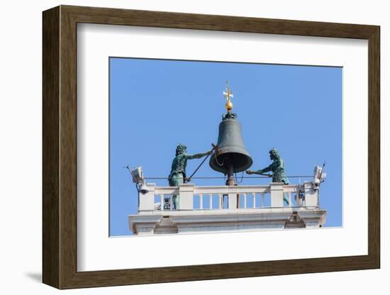 Venice, Venice Province, Veneto, Italy. Torre dell'Orologio, or the Clock Tower, in Piazza San M...-null-Framed Photographic Print