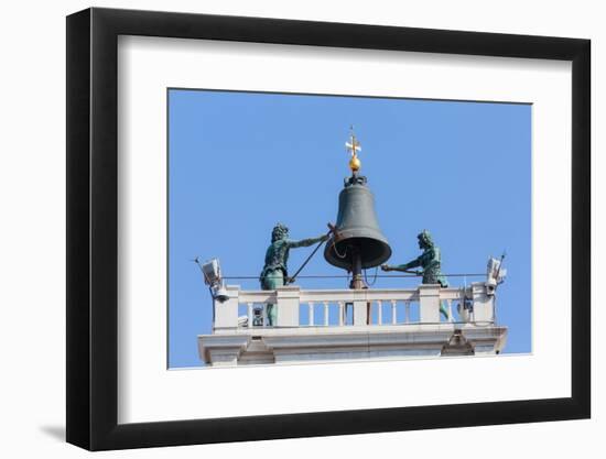 Venice, Venice Province, Veneto, Italy. Torre dell'Orologio, or the Clock Tower, in Piazza San M...-null-Framed Photographic Print