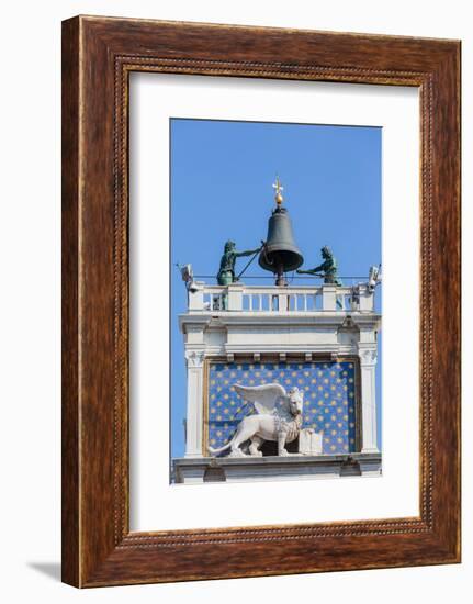 Venice, Venice Province, Veneto, Italy. Torre dell'Orologio, or the Clock Tower, in Piazza San M...-null-Framed Photographic Print