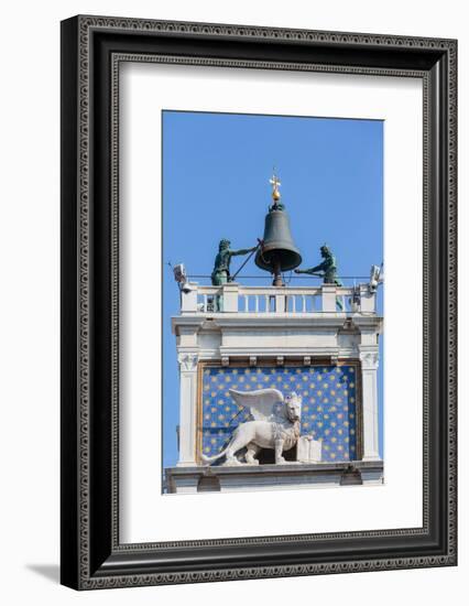 Venice, Venice Province, Veneto, Italy. Torre dell'Orologio, or the Clock Tower, in Piazza San M...-null-Framed Photographic Print