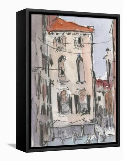 Venice Watercolors III-Samuel Dixon-Framed Stretched Canvas