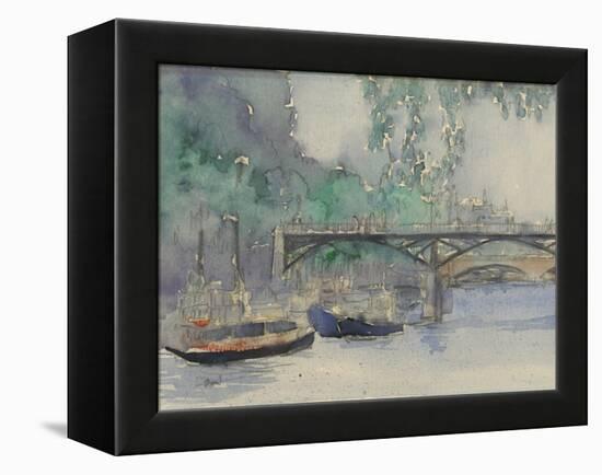 Venice Watercolors V-Samuel Dixon-Framed Stretched Canvas