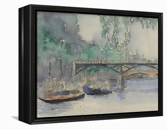 Venice Watercolors V-Samuel Dixon-Framed Stretched Canvas