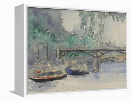 Venice Watercolors V-Samuel Dixon-Framed Stretched Canvas