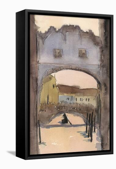 Venice Watercolors VII-Samuel Dixon-Framed Stretched Canvas