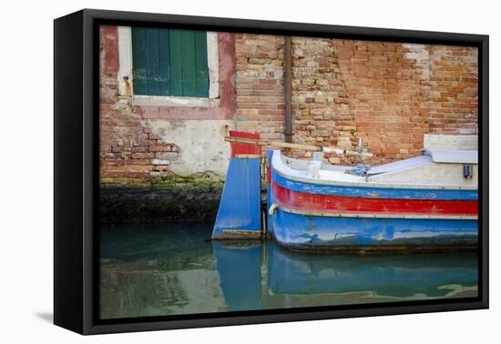 Venice Workboats I-Laura DeNardo-Framed Premier Image Canvas