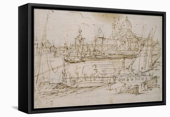 Venice-Canaletto-Framed Premier Image Canvas