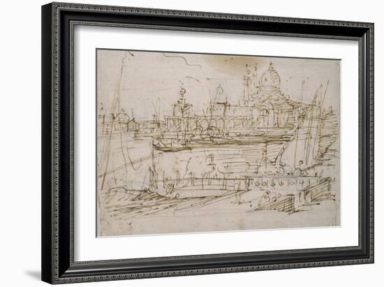 Venice-Canaletto-Framed Giclee Print